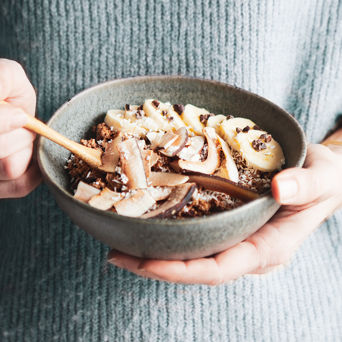 a bowl of overnight oats